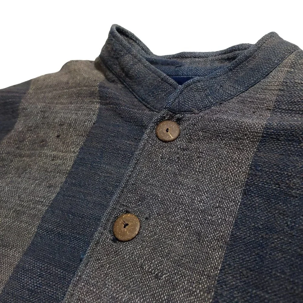 SOLD - Yasuko Kurisaka 1990s (L-XXL) Woven Cardigan Kimono - Picture 8 of 9